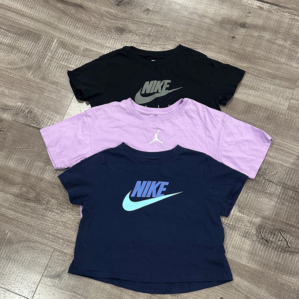 Nike Kids' Short Sleeve Tees - Black, Lavender, Navy